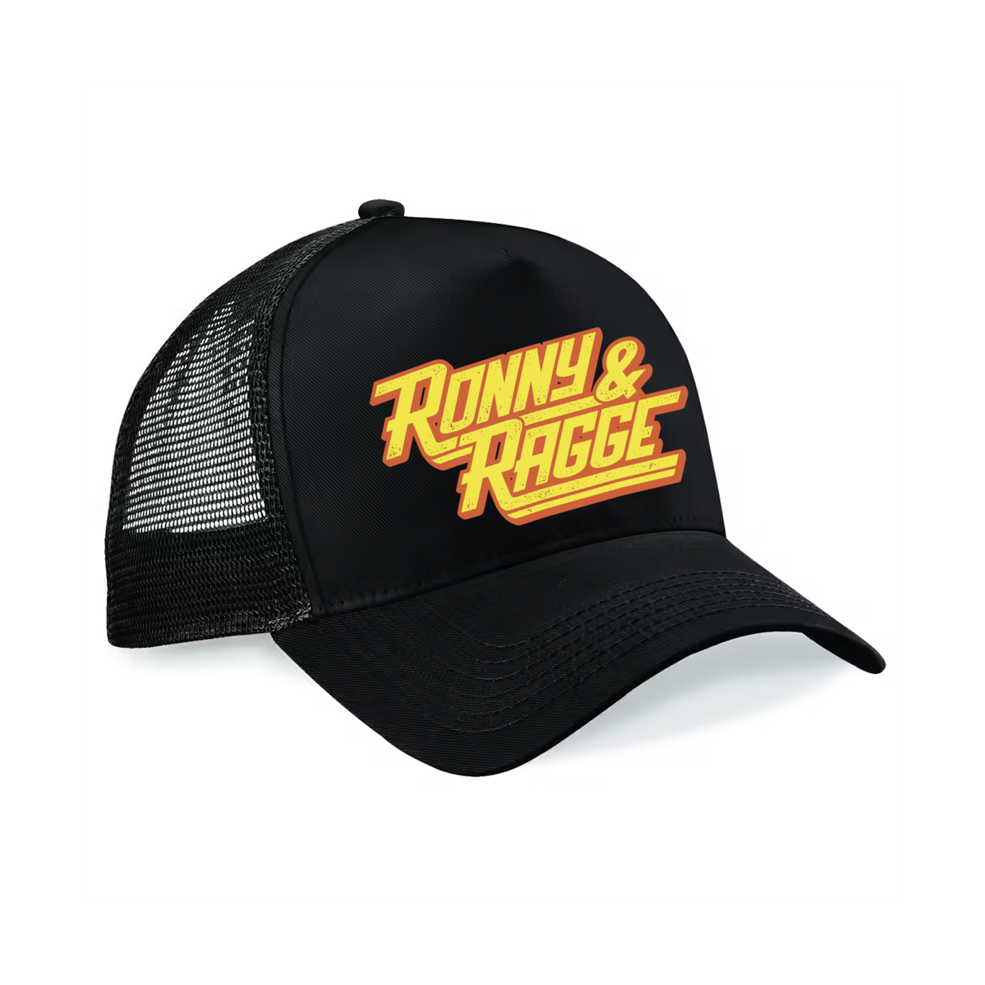 RONNY & RAGGE - TRUCKER KEPS, LOGO (SVART)