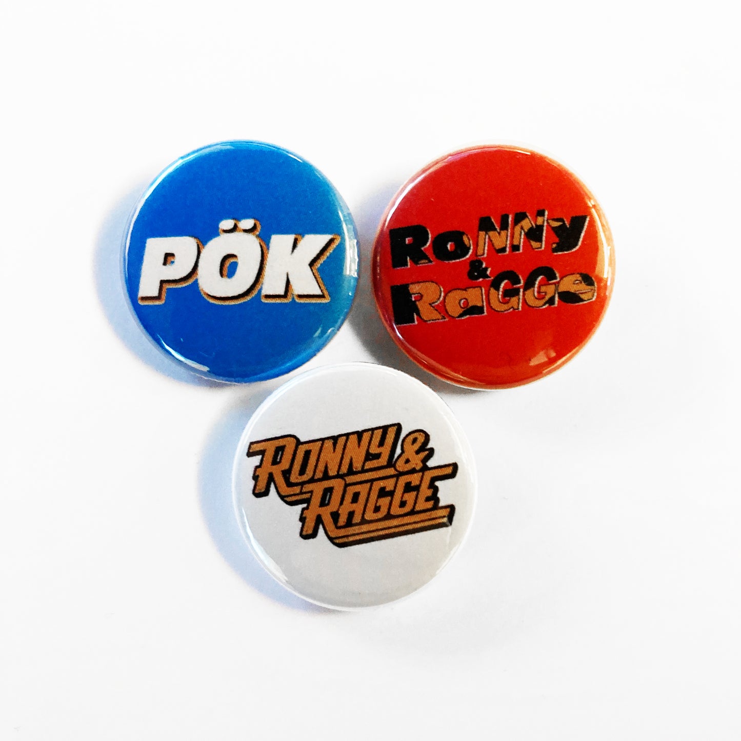 RONNY & RAGGE - PINS, 3-PACK