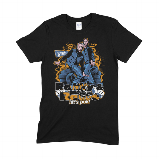 RONNY & RAGGE - T-SHIRT, LETS PÖK (SVART)