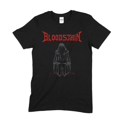 BLOODSTAIN - I AM DEATH, VINYL & T-SHIRT (BUNDLE)