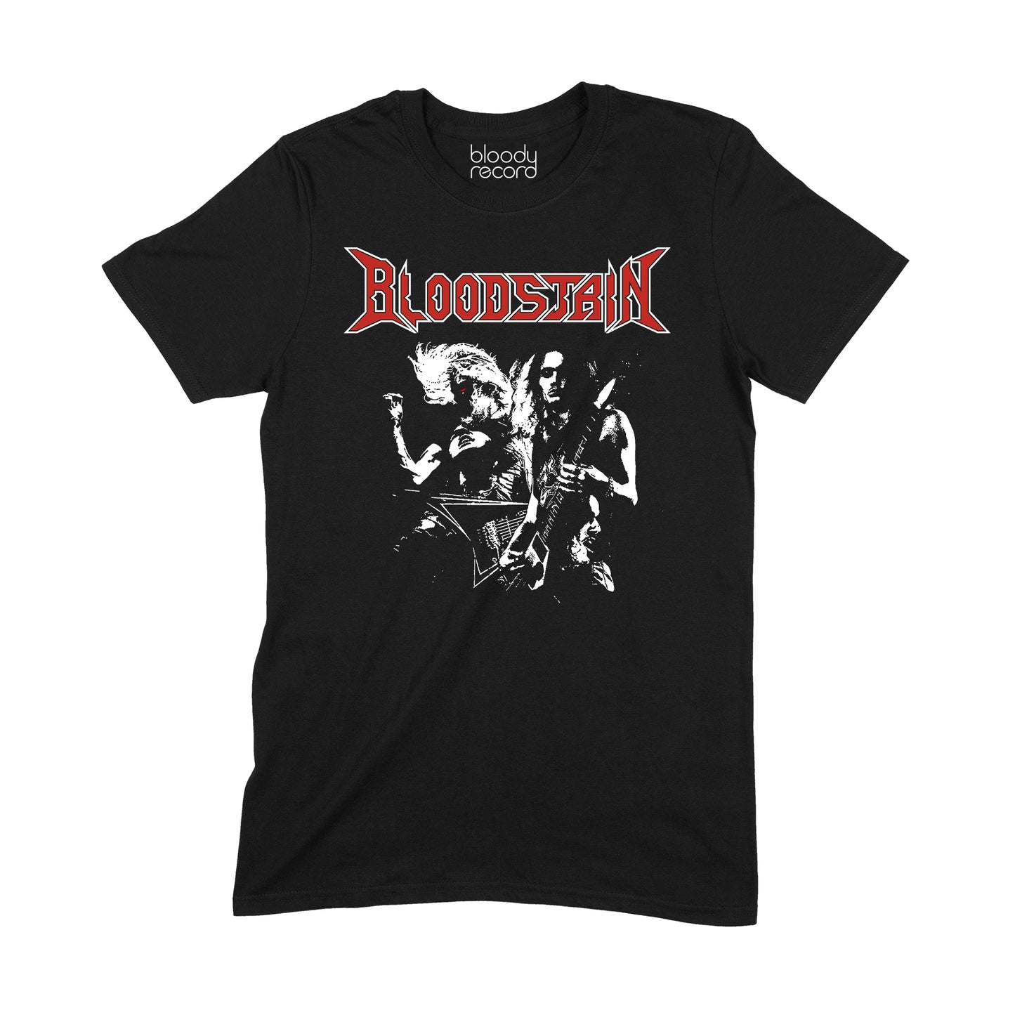 BLOODSTAIN - T-SHIRT, LIES BLEEDING THROUGH / BANNER OF SUPREMACY