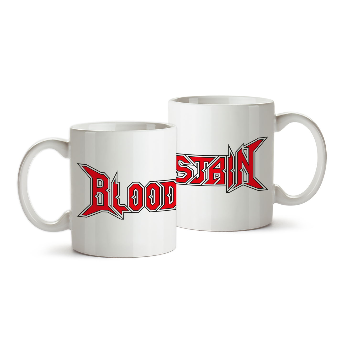 BLOODSTAIN - MUGG, LOGO (2-PACK)