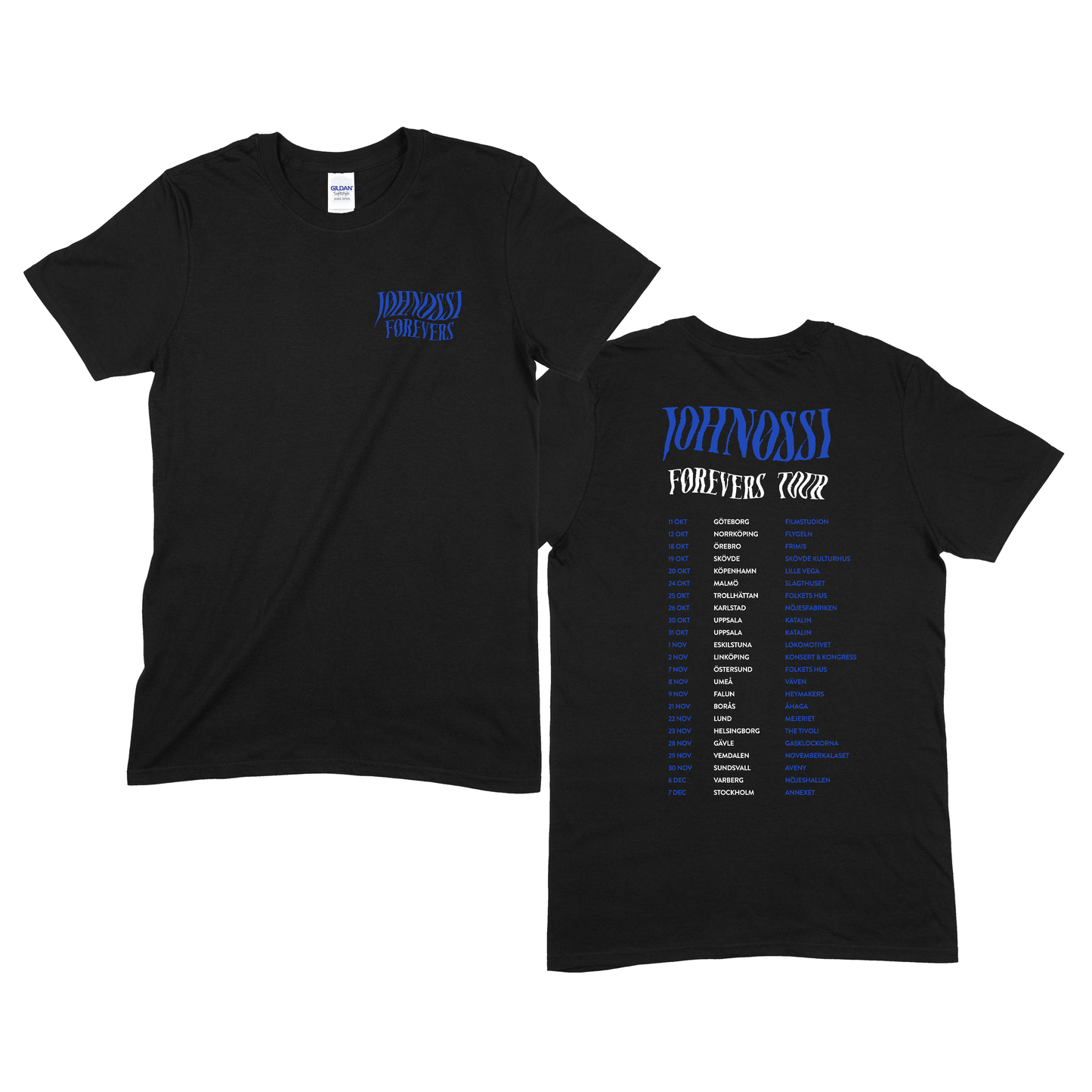 JOHNOSSI - T-SHIRT, TOUR 2024
