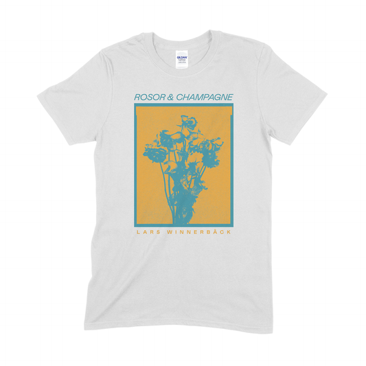 LARS WINNERBÄCK - T-SHIRT, ROSOR & CHAMPAGNE (VIT)
