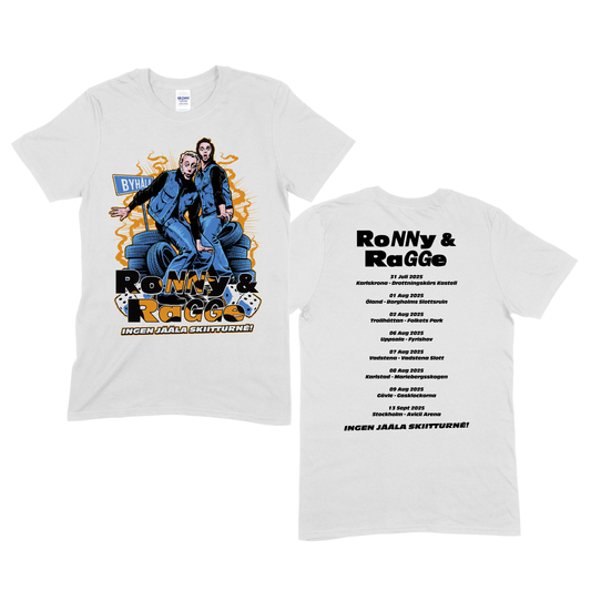 RONNY & RAGGE - T-SHIRT, TURNÉ (VIT)