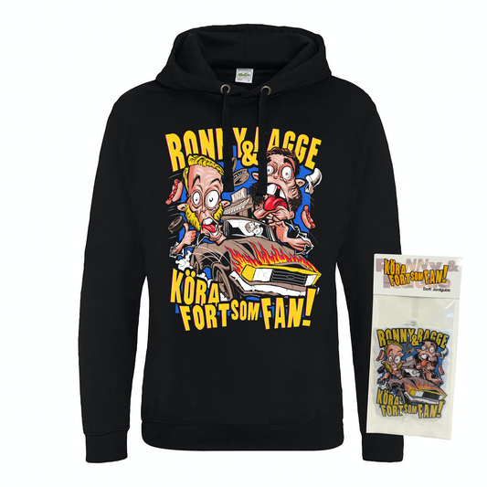 RONNY & RAGGE - KÖRA FORT SOM FAN PAKET (HOODIE & AIR FRESHENER)