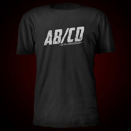 AB/CD - T-SHIRT,  40TH ANNIVERSARY