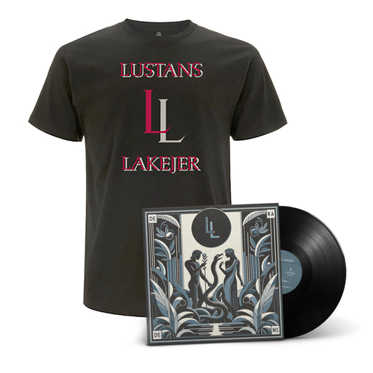 Lustans Lakejer - Dekadens bundle (12'' vinyl + svart t-shirt)