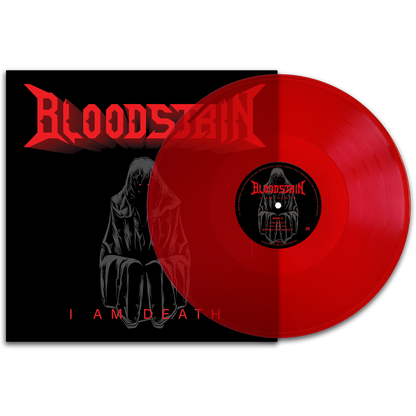 BLOODSTAIN - I AM DEATH, VINYL & T-SHIRT (BUNDLE)