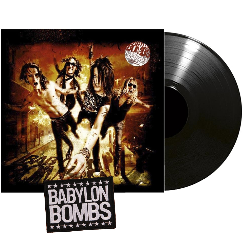 BABYLON BOMBS - BABYLON'S BURNING (BLK VINYL) BUNDLE
