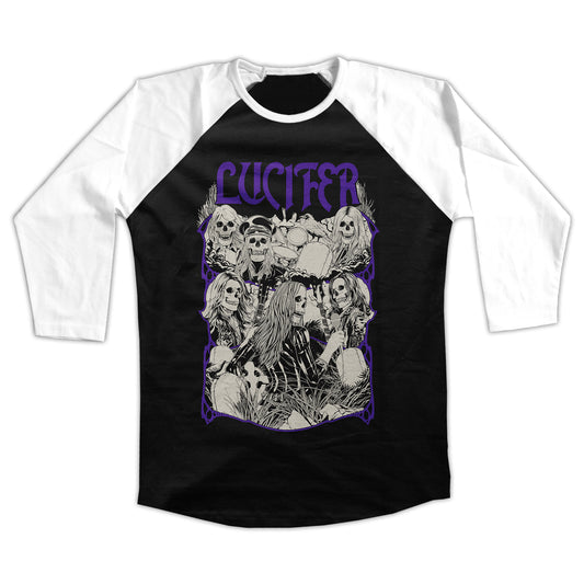 LUCIFER - 3/4 SLEEVE RAGLAN, UNDEAD