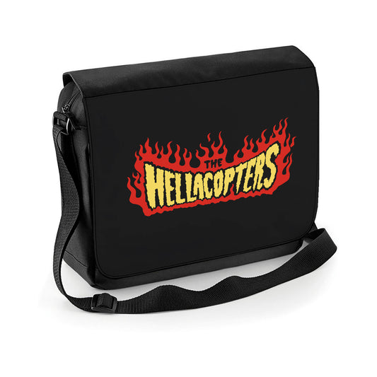 HELLACOPTERS - MESSENGER BAG, FLAMES LOGO