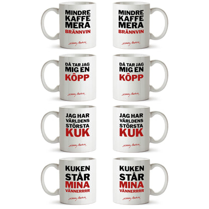 EDDIE MEDUZA - MUGGAR, 4-PACK