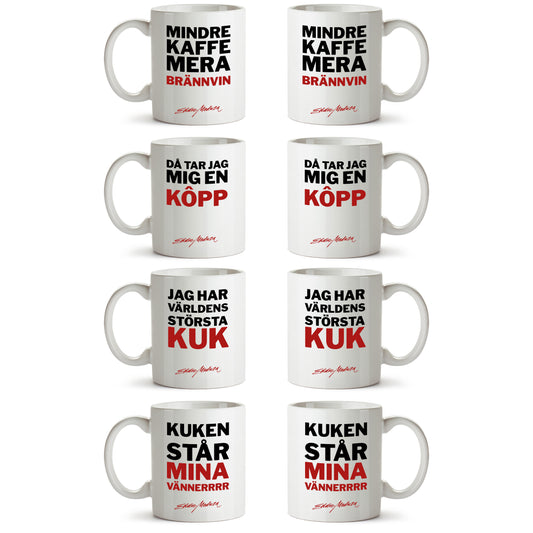 EDDIE MEDUZA - MUGGAR, 4-PACK