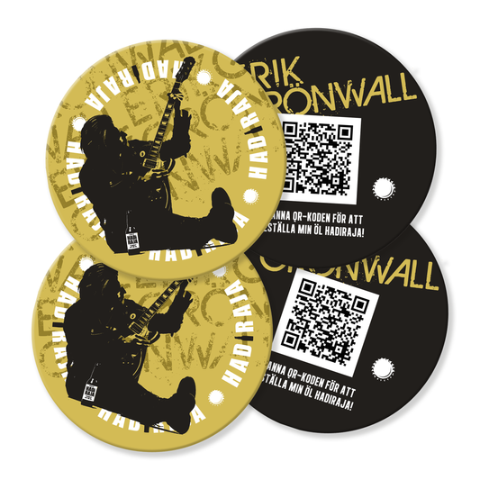ERIK GRÖNWALL - 4 BEER COASTERS