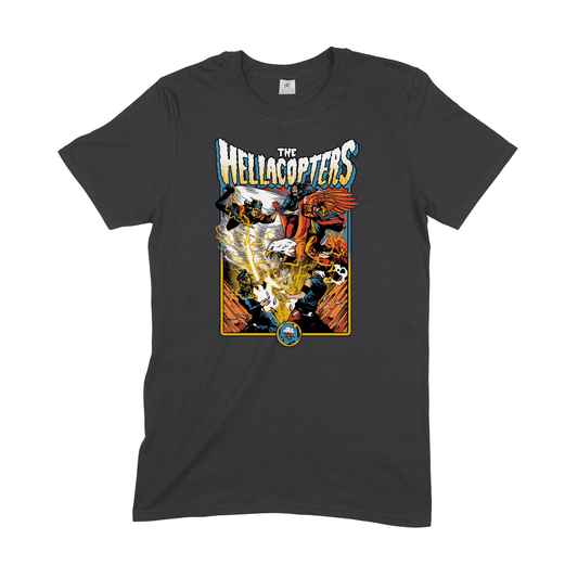 HELLACOPTERS - T-SHIRT, MACHADO (USED BLK)