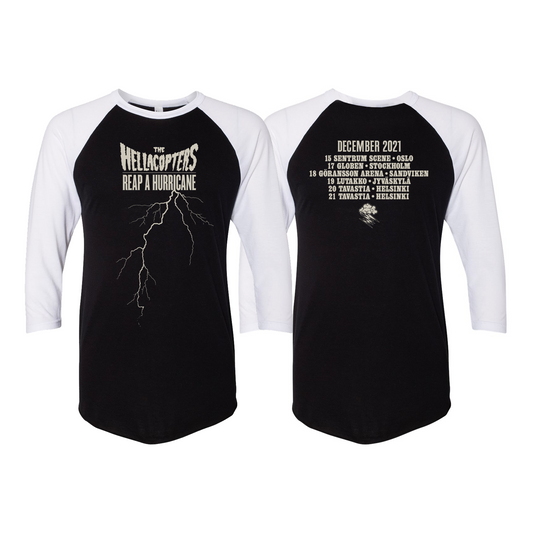 HELLACOPTERS - 3/4 BASEBALL, REAP A HURRICANE TOUR