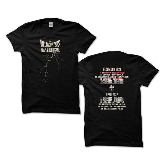 HELLACOPTERS - T-SHIRT, REAP A HURRICANE TOUR