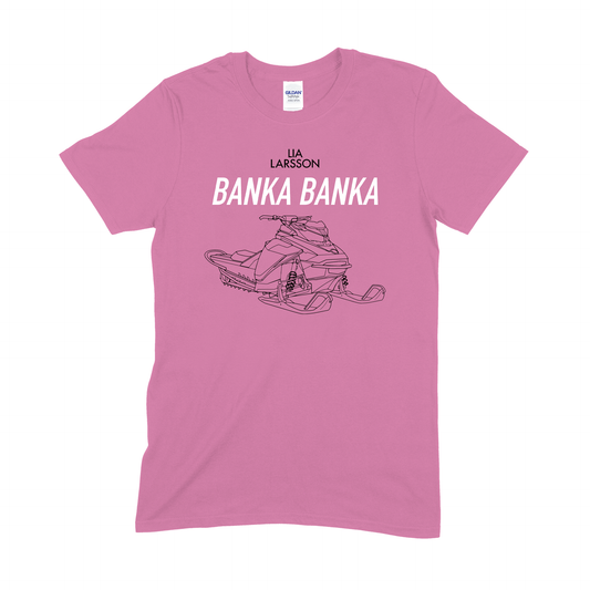 LIA LARSSON - T-SHIRT, BANKA BANKA (ROSA)